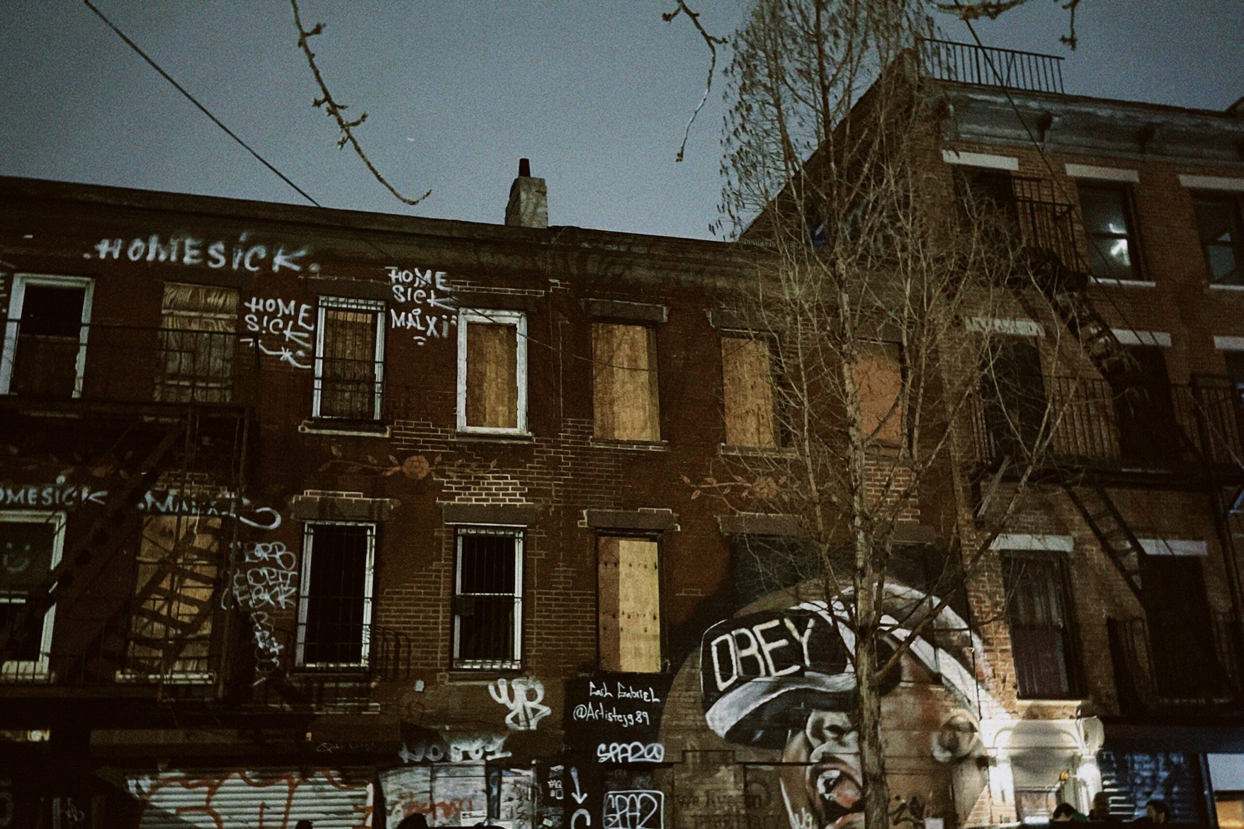 homesick.